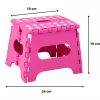 LEAN Kokkupandav Taburet Jalatoega Astmepink Libisemiskindel Roosa 24 x 19 cm