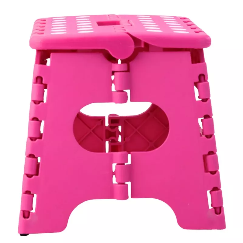 LEAN Kokkupandav Taburet Jalatoega Astmepink Libisemiskindel Roosa 24 x 19 cm