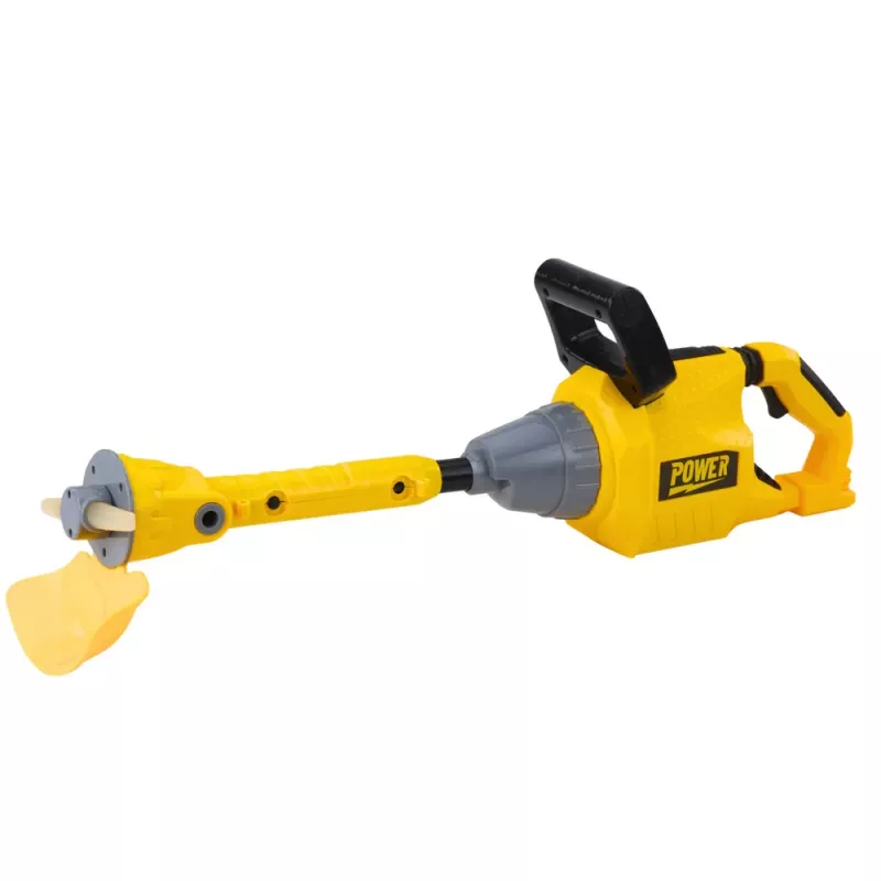 LEAN TOYS Laste aiamuru niiduk ja trimmer kummitera, tulede ja helidega