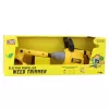 LEAN TOYS Laste aiamuru niiduk ja trimmer kummitera, tulede ja helidega