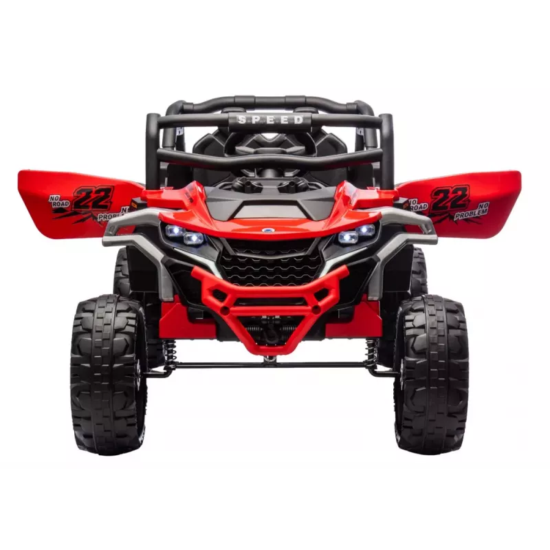 LEAN CARS M1 Red Battery-Powered Vehicle 4x4
