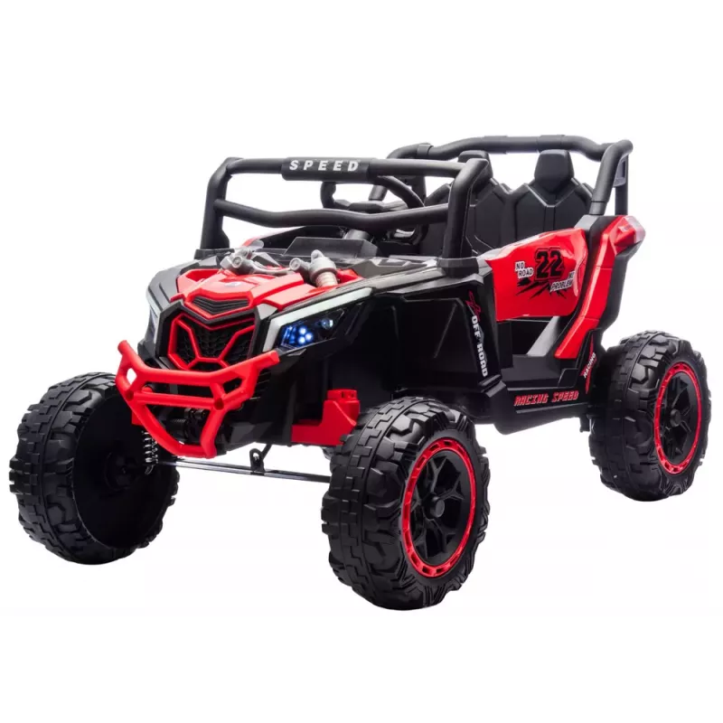 LEAN CARS M2 Red Battery-Powered Vehicle 4x4