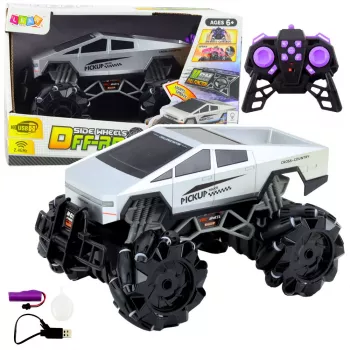 LEAN TOYS Maastikuauto Pick Up Kaugjuhitav RC Tuled Suitsuefekt 1:16