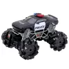 LEAN TOYS RC Politsei Maastikuauto Valguste ja Suitsuefektiga 1:16