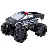 LEAN TOYS Maastikusõiduk Pick Up Truck Police Kaugjuhitav RC Tuled Suits 1:16