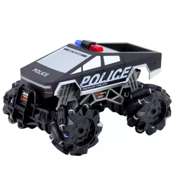 LEAN TOYS Maastikusõiduk Pick Up Truck Police Kaugjuhitav RC Tuled Suits 1:16