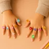 LEAN TOYS Beauty Set Lasterõngad Värvilised Teemandid 50 tk
