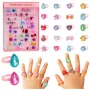 LEAN TOYS Beauty Set Lasterõngad Värvilised Teemandid 50 tk
