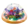 LEAN TOYS DIY Dinosaur Terrarium Creative Kit with Dome Night Light