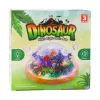 LEAN TOYS DIY Dinosaur Terrarium Creative Kit with Dome Night Light