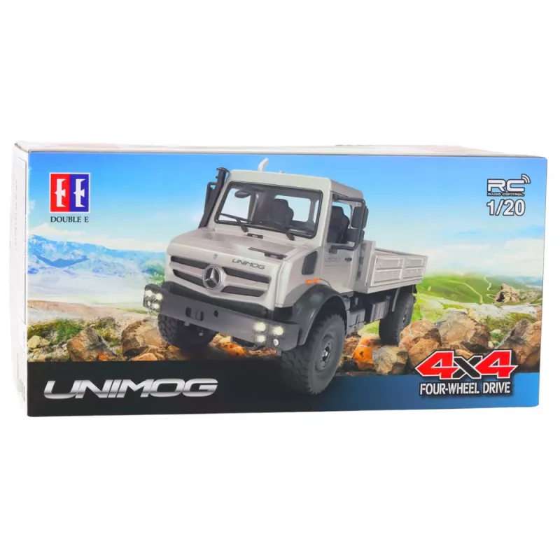 Double E Mercedes Unimog kaugjuhitav maastikusõiduk RC 4x4 1:20