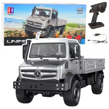 Double E Mercedes Unimog kaugjuhitav maastikusõiduk RC 4x4 1:20
