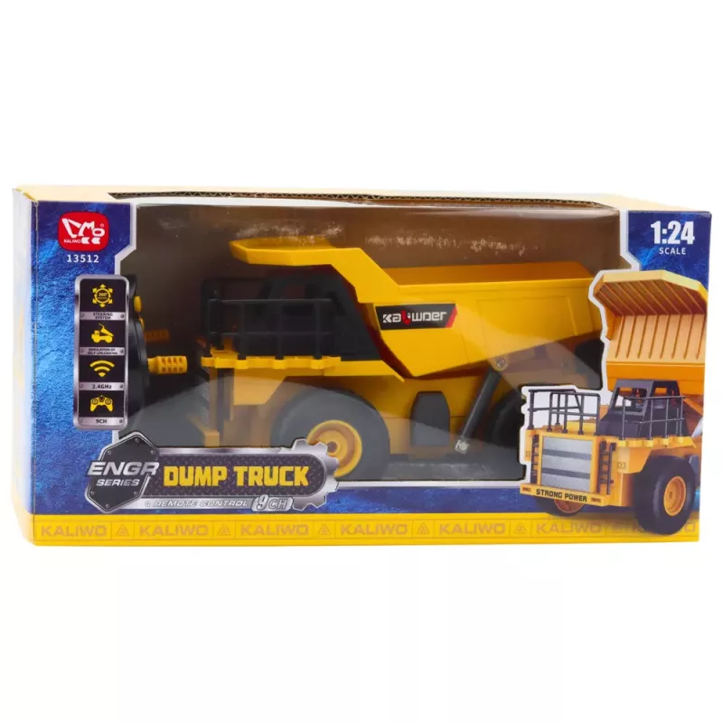 LEAN TOYS Kaugjuhitav Ehituskallur RC LED Tuled 1:24