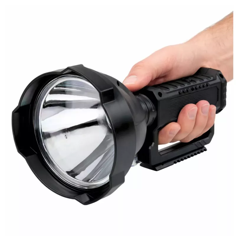 LEAN Suur taskulamp prožektor statiiviga LED otsingutuli W5120 Powerbank 31 cm