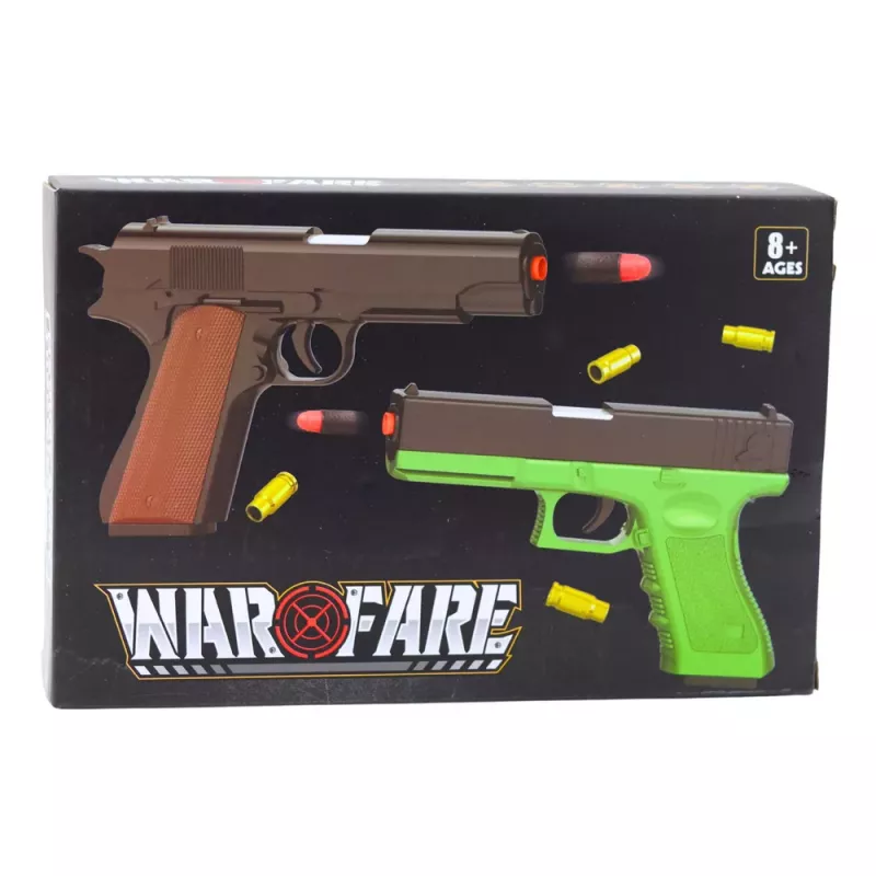 LEAN TOYS Mängupüstoli Vahukassetid Padrunid Valge (100 tk)