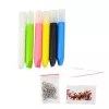LEAN TOYS DIY Loominguline Komplekt Vitraaž Võtmehoidjad Dinosaurused Markerid 6 tk