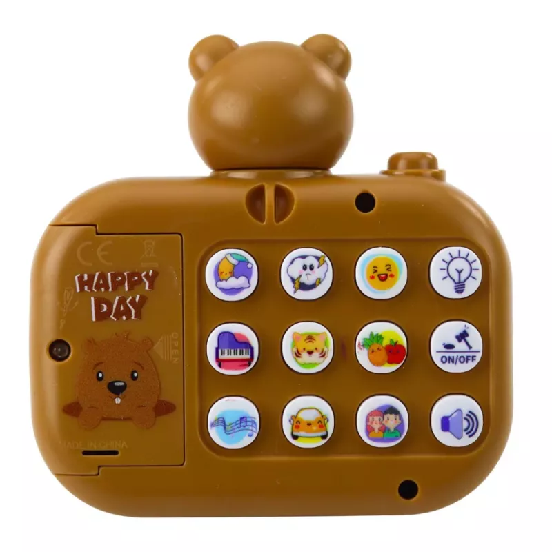 LEAN TOYS Capybara Interaktiivne Kaamera Valgusprojektor Helidega Rihm