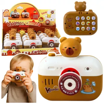 LEAN TOYS Capybara Interaktiivne Kaamera Valgusprojektor Helidega Rihm