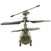 LEAN TOYS RC Helikopter Kaugjuhtimispult Syma S026H-1 Roheline Khaki