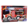 LEAN TOYS Fire Truck Fire Department Drive Moving Elements Lights Sounds