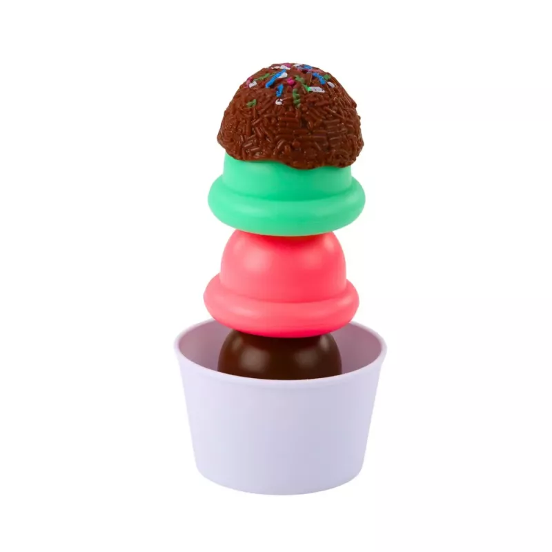 LEAN TOYS Magusakomplekt Jäätis Lastele Jäätise Lusikad Karp 14 tk