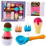 LEAN TOYS Magusakomplekt Jäätis Lastele Jäätise Lusikad Karp 14 tk