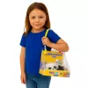 LEAN TOYS Magav Panda Padjal Figuur Karusnaha ja Läbipaistva Kotiga