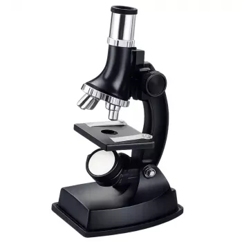 LEAN TOYS Hariduslik Mikroskoop Lastele Tarvikutega Suurendus 300x - 1200x