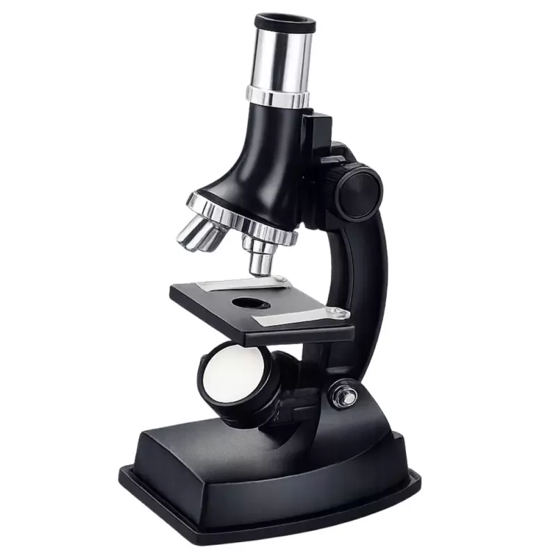 LEAN TOYS Hariduslik Mikroskoop Lastele Tarvikutega Suurendus 300x - 1200x