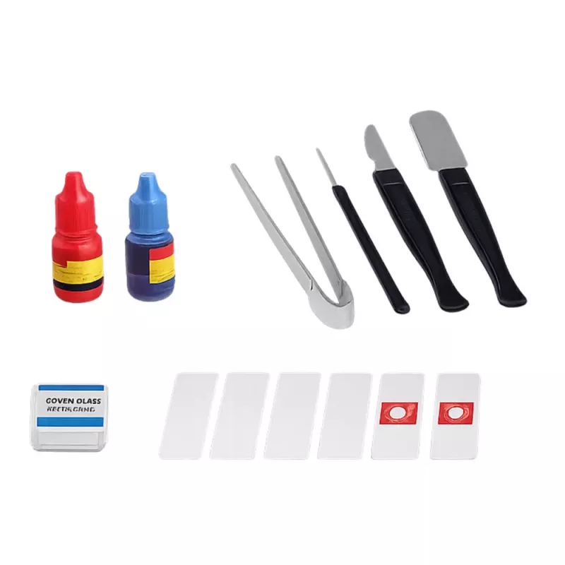 LEAN TOYS Hariduslik Mikroskoop Lastele Tarvikutega Suurendus 300x - 1200x