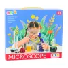 LEAN TOYS Hariduslik Mikroskoop Lastele Tarvikutega Suurendus 300x - 1200x