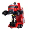 LEAN TOYS Firefighter Robot Car 2 in 1 Remote Controlled RC Lights Sounds Water