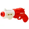 LEAN TOYS XGUN Püstolrelv pehmete vahtpallide jaoks, punane, 6 tk