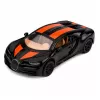 LEAN TOYS Metallist sportauto tulede ja heliga, tagasitõmbega, must, 1:32