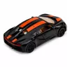 LEAN TOYS Metallist sportauto tulede ja heliga, tagasitõmbega, must, 1:32