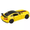 LEAN TOYS Sportauto Metall Avatavad Uksed Tuled Helid Kollane 1:32
