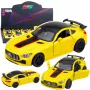 LEAN TOYS Sportauto Metall Avatavad Uksed Tuled Helid Kollane 1:32