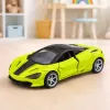 LEAN TOYS Sports Car Metal Drive Lights Sounds Green 1:32