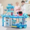 LEAN TOYS Arsti haiglakomplekt kohvris 2 in 1 tuled helid tarvikud