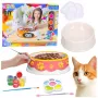 LEAN TOYS Loominguline komplekt Kauss maalimiseks Värvid Pintslid DIY 6 tk