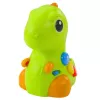 LEAN TOYS Interaktiivne mänguasi väikelastele – Dinosaur ratastel valguse ja heliga