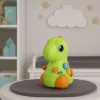 LEAN TOYS Interaktiivne mänguasi väikelastele – Dinosaur ratastel valguse ja heliga