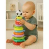 LEAN TOYS Hariv püramiidpuzzle pallikleebistega 13 taset Värviline