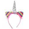 LEAN TOYS Unicorn Costume Accessory Set - Peapael, Kõrvad, Sarv, Kaelakee, Värviline