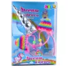 LEAN TOYS Unicorn Costume Accessory Set - Peapael, Kõrvad, Sarv, Kaelakee, Värviline