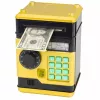 LEAN TOYS ATM Electronic Safe Piggy Bank with Lights and Sounds, PIN Code, Gold