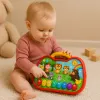 LEAN TOYS Interaktiivne õppelaud Loomamaailm Muusikariistad Klaver