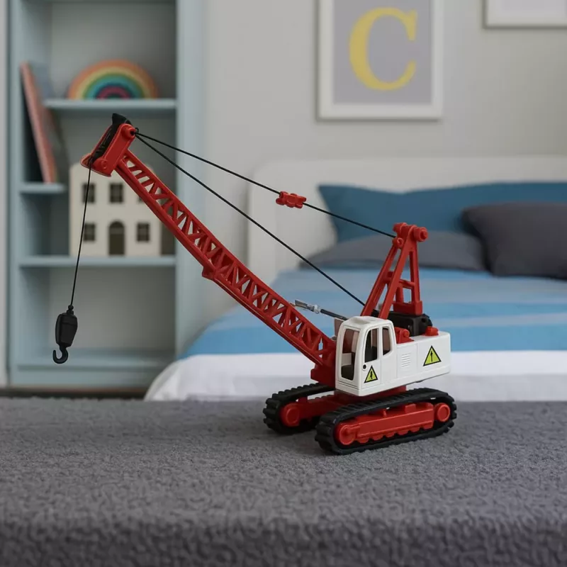 LEAN TOYS Roomassõidukraana Truss Tuli Reguleerimine Helid Metall 1:14 RC Ehitusmasin