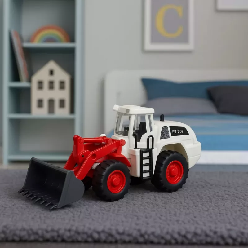 LEAN TOYS Ehitusmasin Ekskavaator Buldooser Liigutatav Metallkulp Tuled Helid