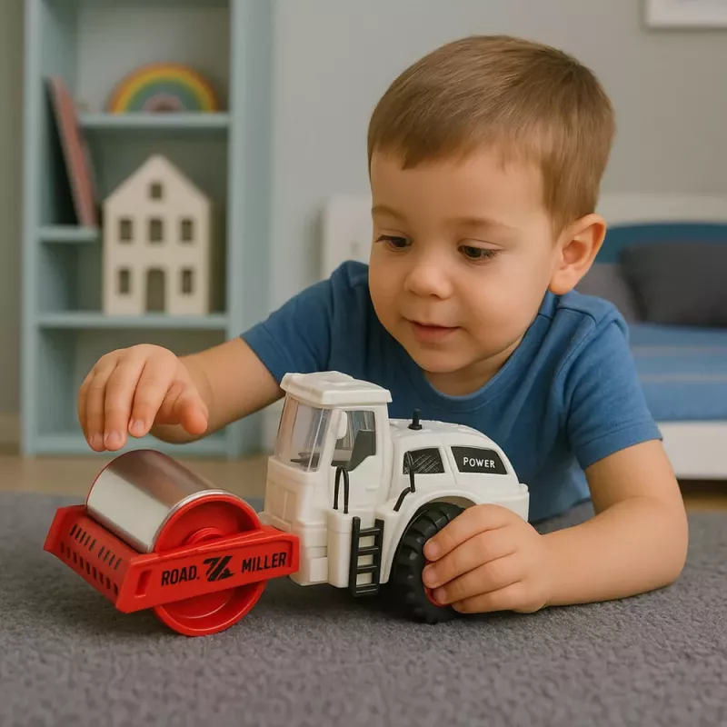 LEAN TOYS Teerull Ehituse Metall Pöörlev Rull Tuled Helid